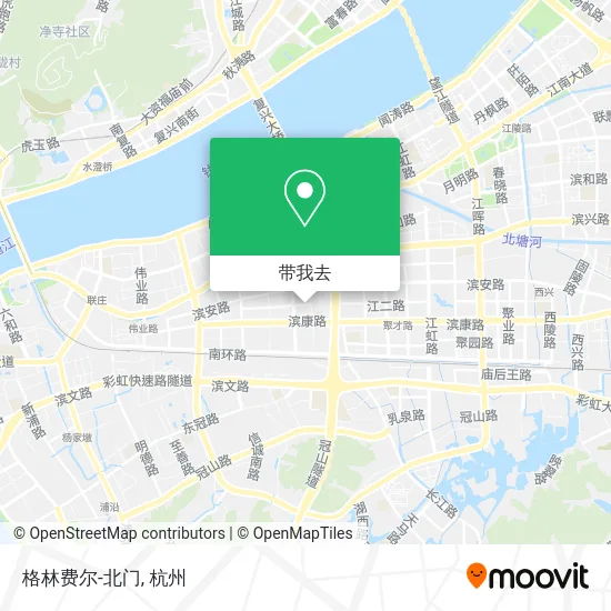 格林费尔-北门地图