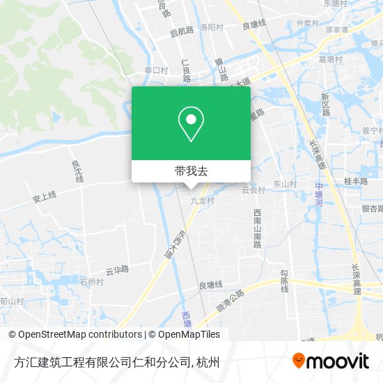 方汇建筑工程有限公司仁和分公司地图