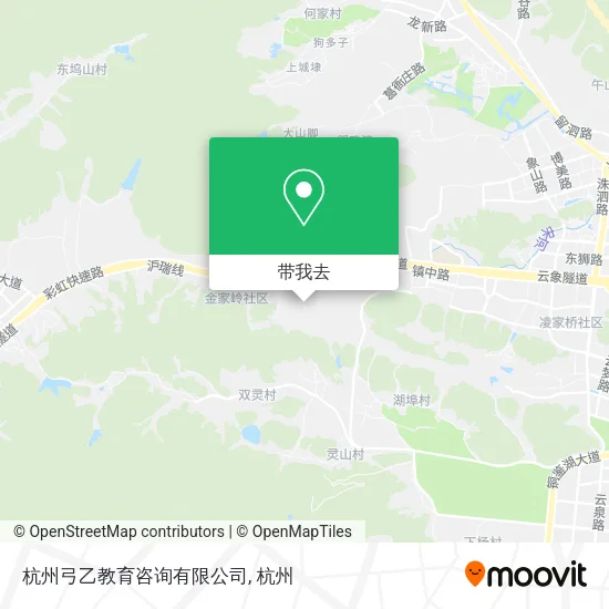 杭州弓乙教育咨询有限公司地图