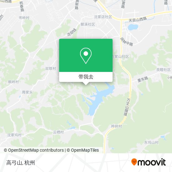 高弓山地图