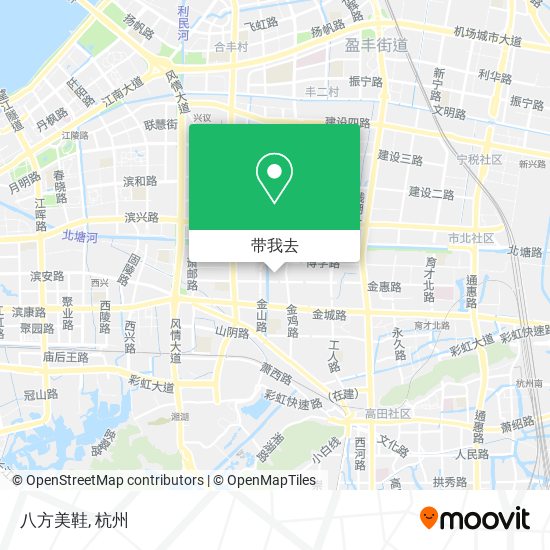 八方美鞋地图