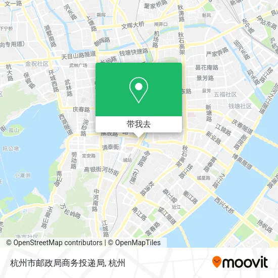 杭州市邮政局商务投递局地图