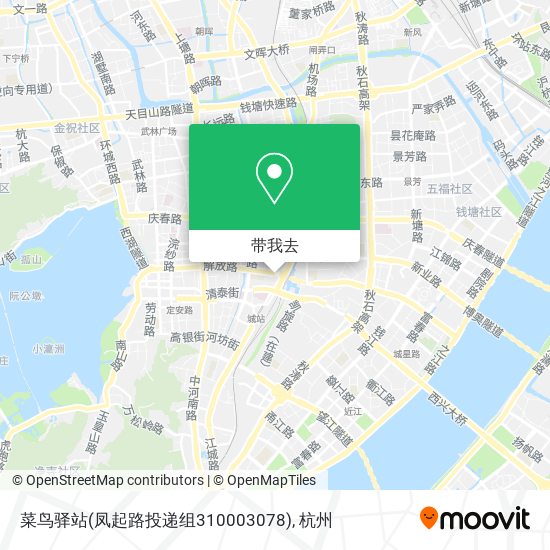 菜鸟驿站(凤起路投递组310003078)地图