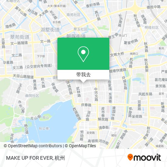 MAKE UP FOR EVER地图