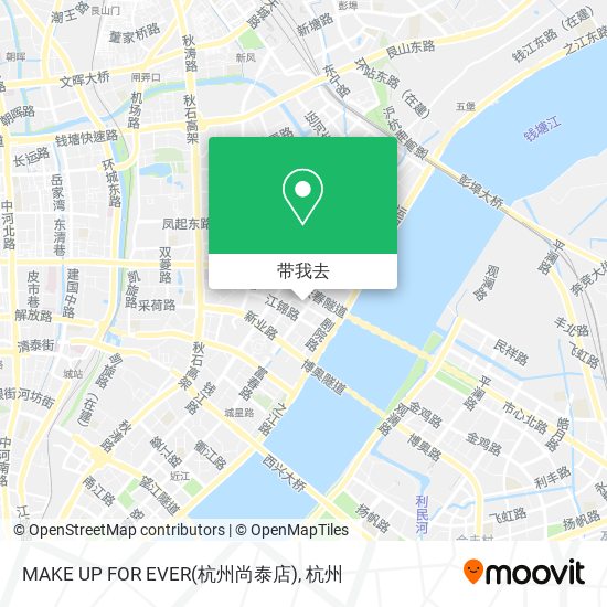 MAKE UP FOR EVER(杭州尚泰店)地图