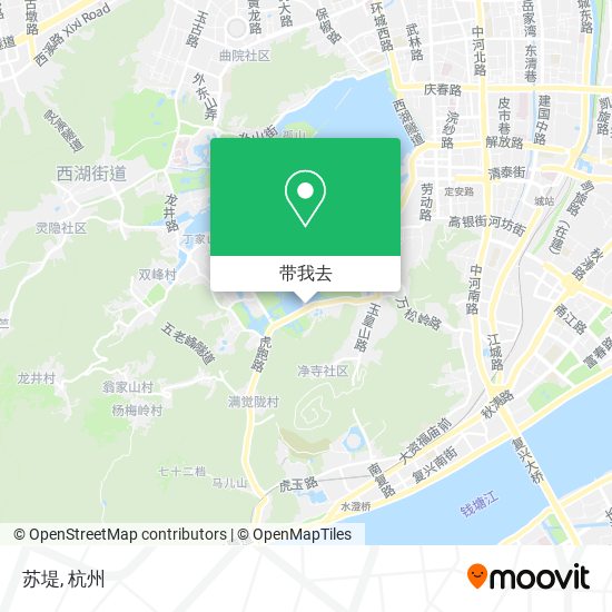 苏堤地图