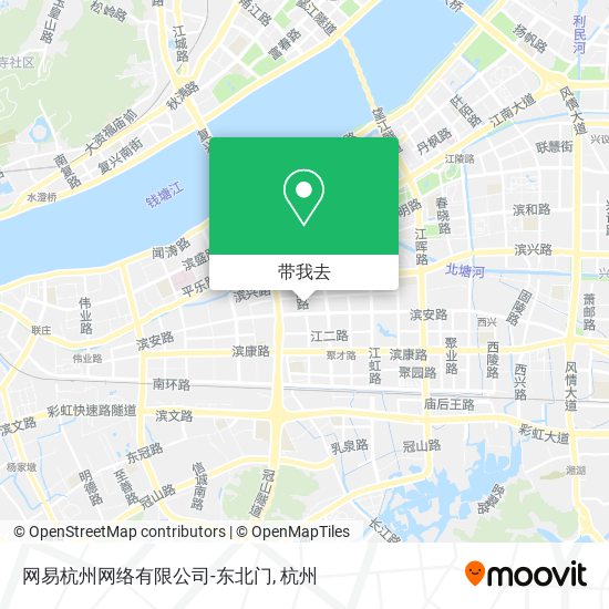 网易杭州网络有限公司-东北门地图