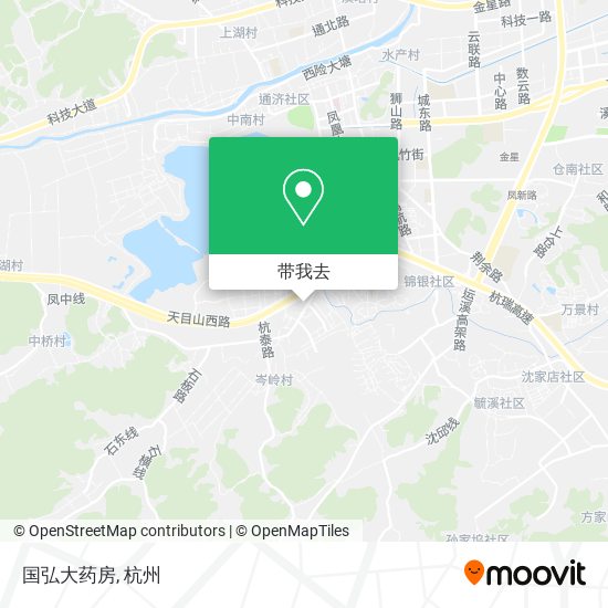 国弘大药房地图