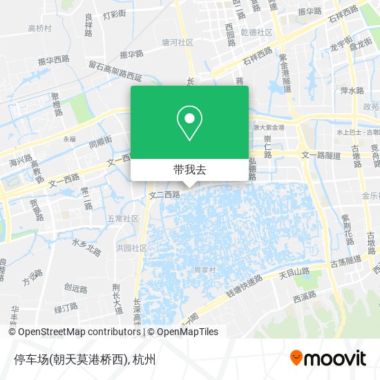 停车场(朝天莫港桥西)地图