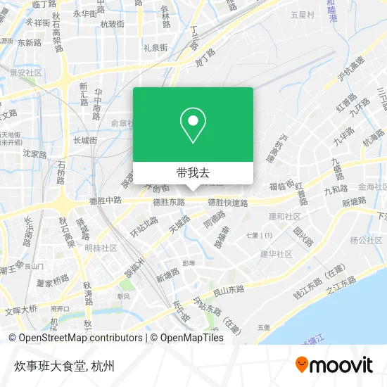 炊事班大食堂地图