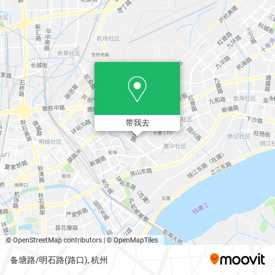备塘路/明石路(路口)地图