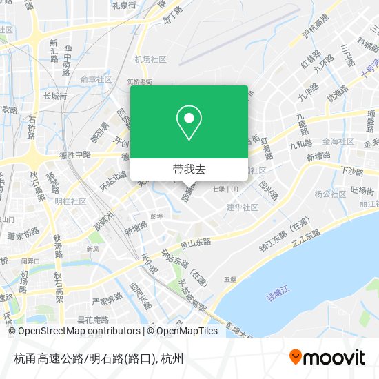 杭甬高速公路/明石路(路口)地图