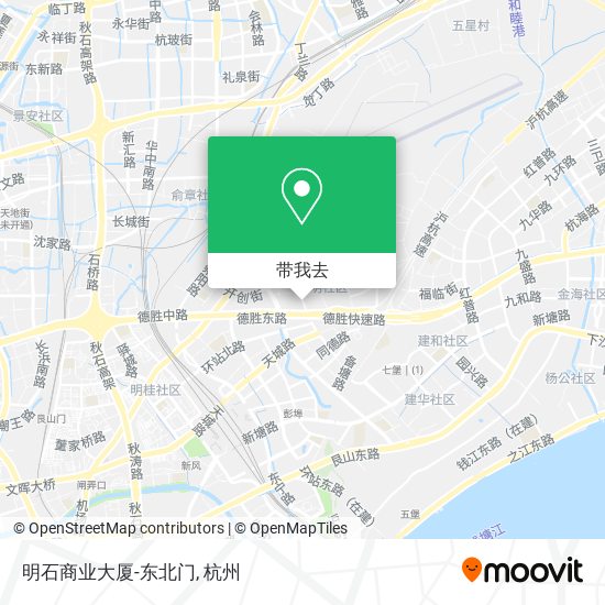 明石商业大厦-东北门地图