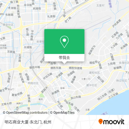 明石商业大厦-东北门地图