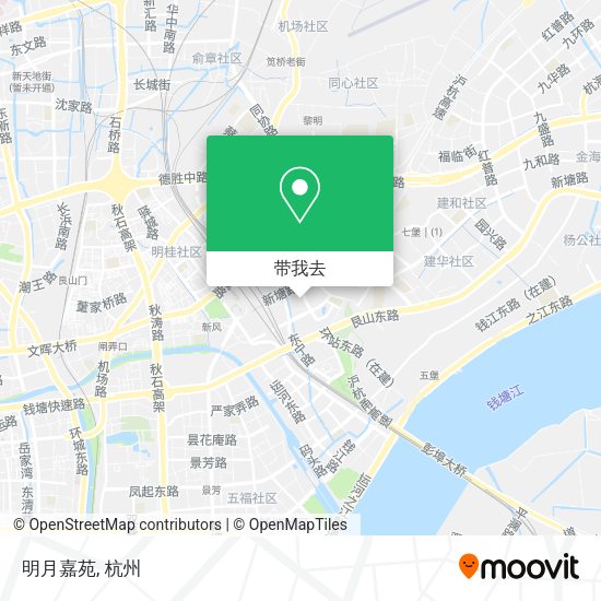 明月嘉苑地图