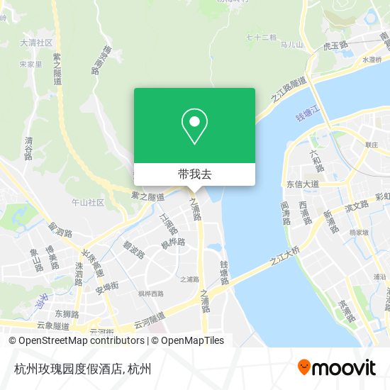 杭州玫瑰园度假酒店地图