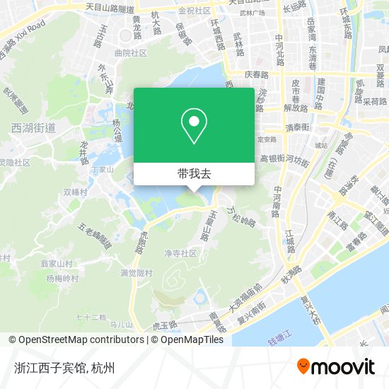 浙江西子宾馆地图