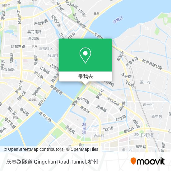 庆春路隧道 Qingchun Road Tunnel地图