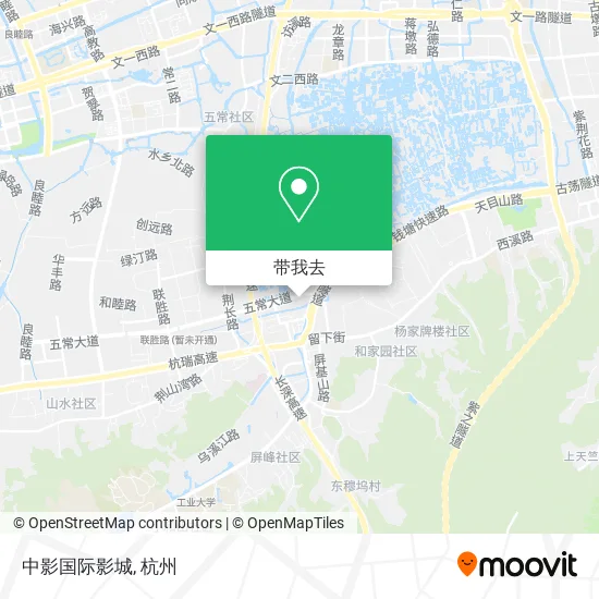中影国际影城地图
