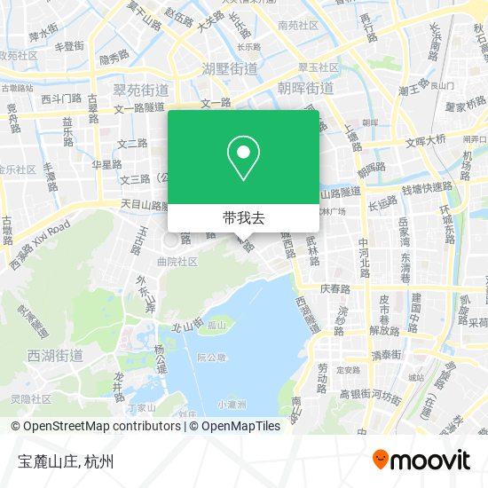 宝麓山庄地图
