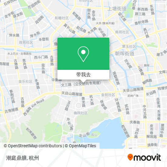 潮庭鼎膳地图