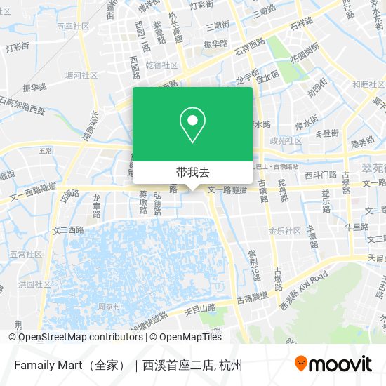 Famaily Mart（全家）｜西溪首座二店地图