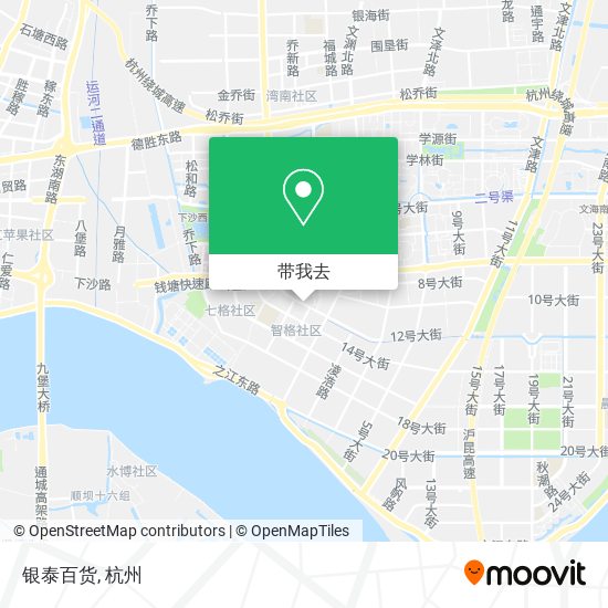 银泰百货地图