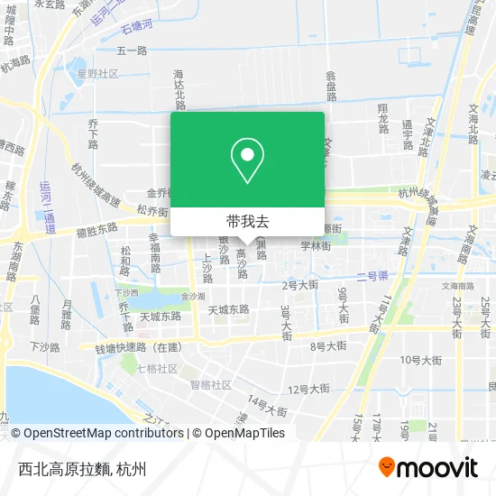 西北高原拉麵地图