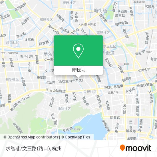 求智巷/文三路(路口)地图