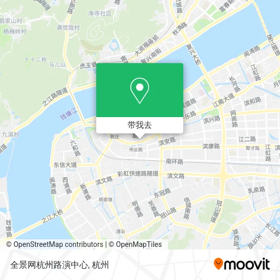 全景网杭州路演中心地图