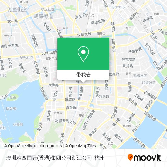 澳洲雅西国际(香港)集团公司浙江公司地图