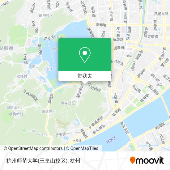 杭州师范大学(玉皇山校区)地图