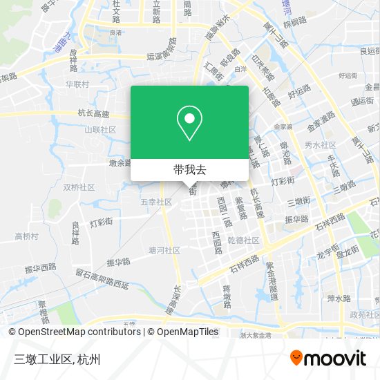 三墩工业区地图