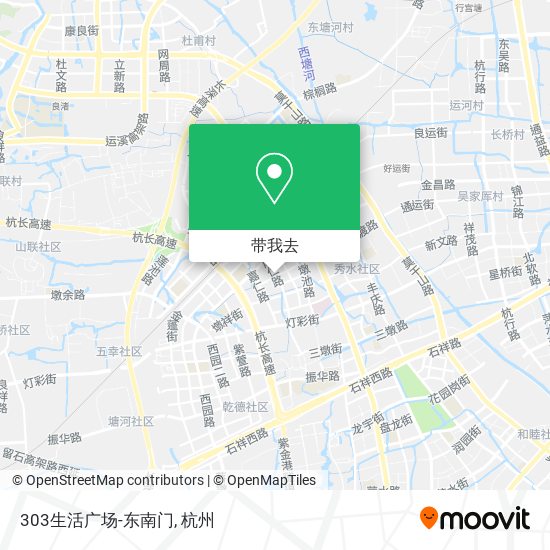 303生活广场-东南门地图