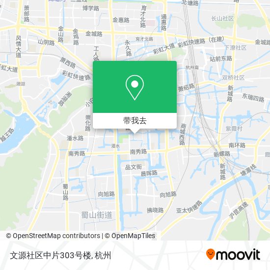 文源社区中片303号楼地图