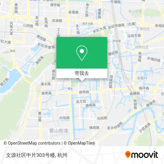文源社区中片303号楼地图