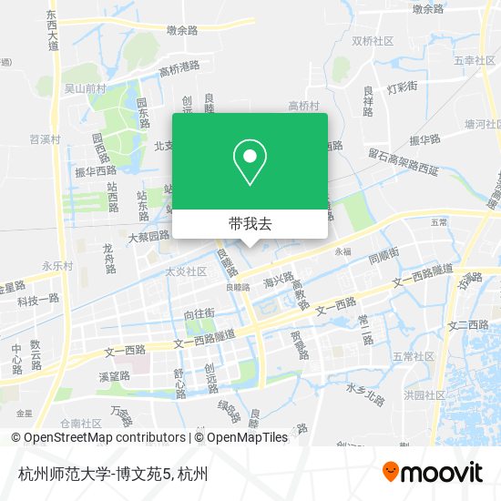 杭州师范大学-博文苑5地图