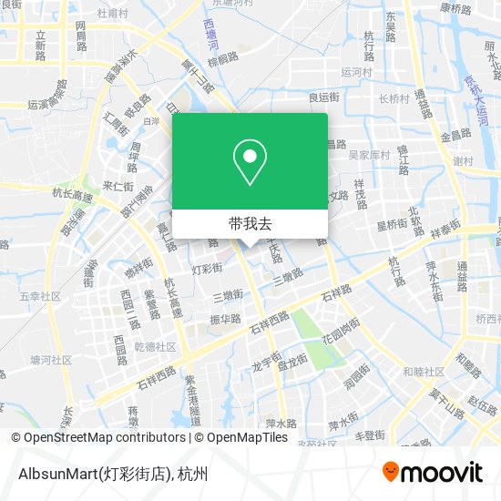 AlbsunMart(灯彩街店)地图