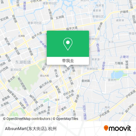 AlbsunMart(东大街店)地图