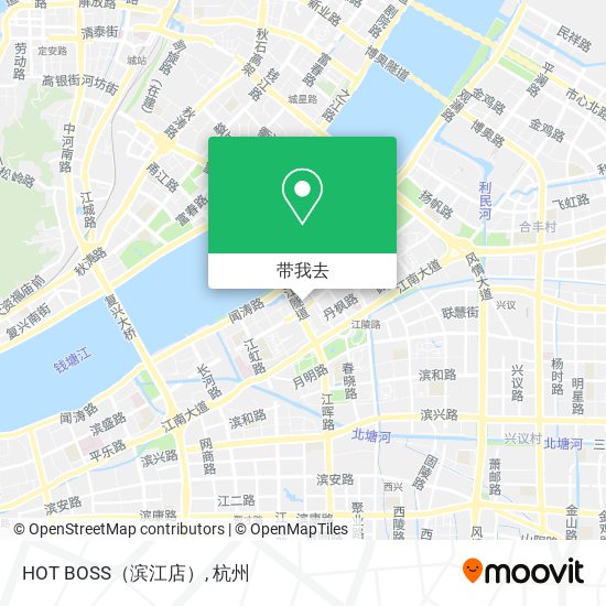 HOT BOSS（滨江店）地图