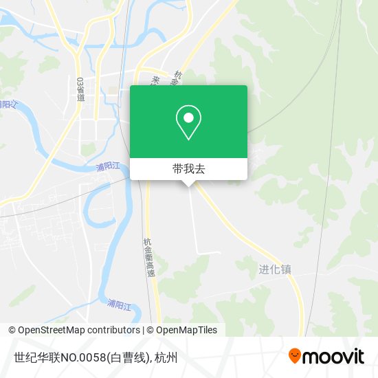 世纪华联NO.0058(白曹线)地图