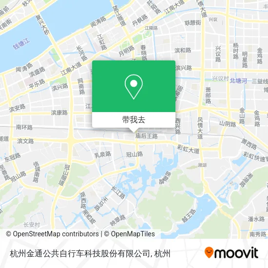 杭州金通公共自行车科技股份有限公司地图
