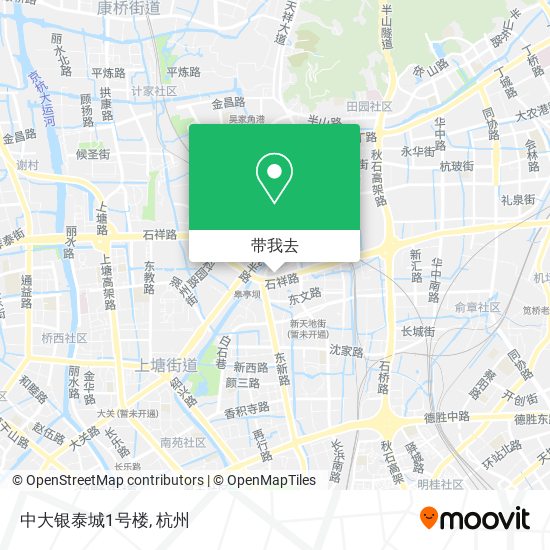 中大银泰城1号楼地图