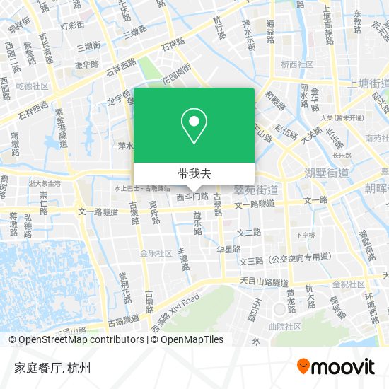 家庭餐厅地图