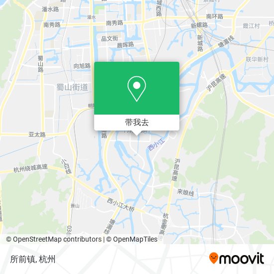 所前镇地图