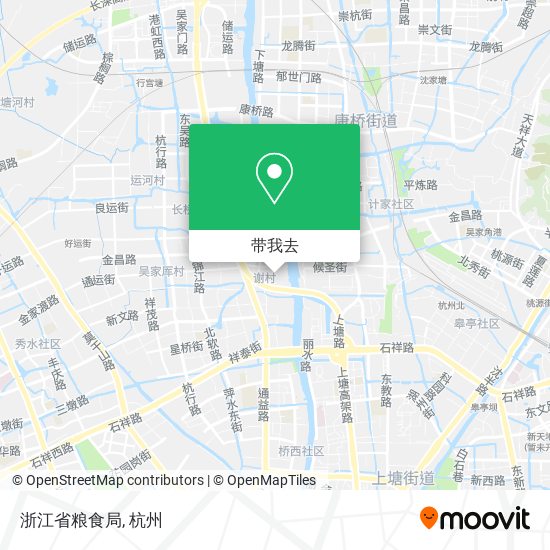 浙江省粮食局地图