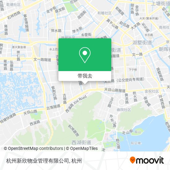 杭州新欣物业管理有限公司地图