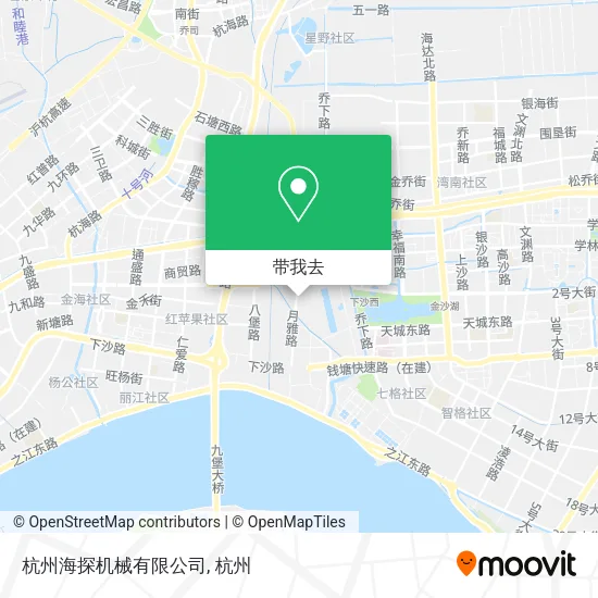 杭州海探机械有限公司地图