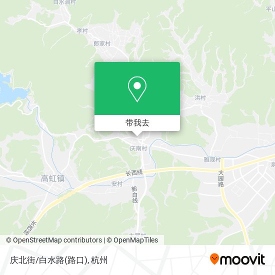 庆北街/白水路(路口)地图