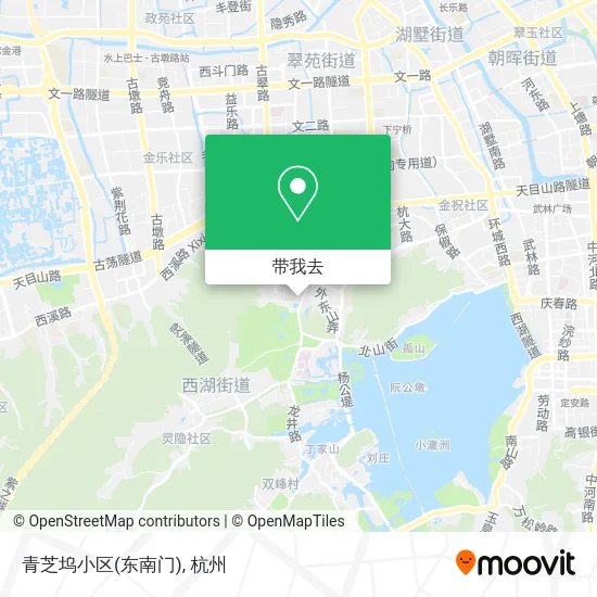 青芝坞小区(东南门)地图